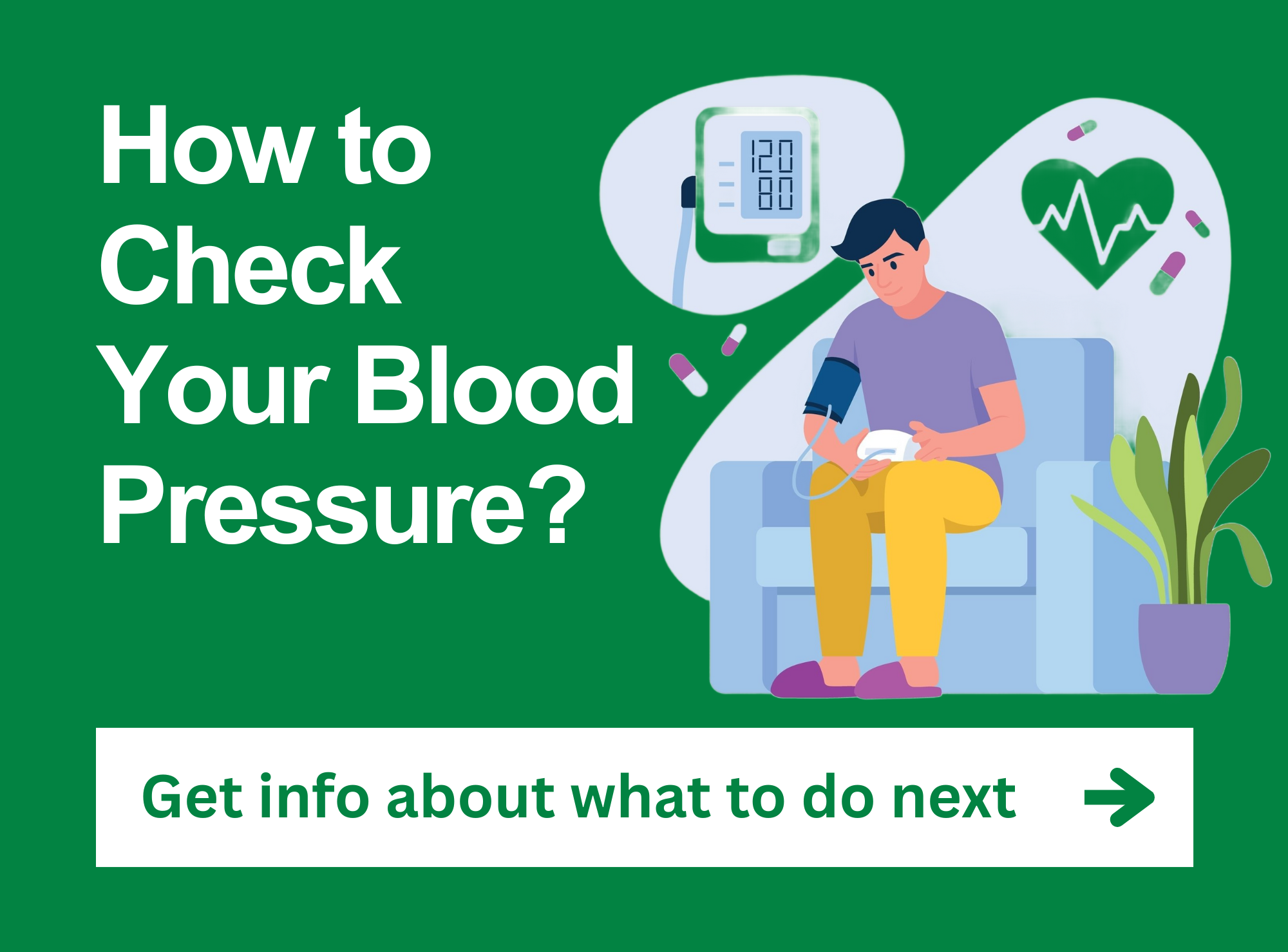 How to check the Blood pressure