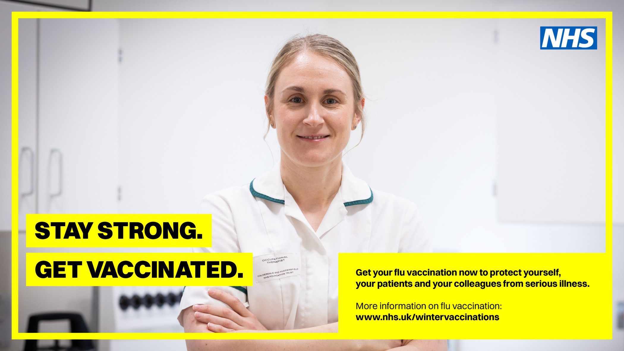 DHSC Vaccination 16x9 DigitalScreens HC Occupational Therapist